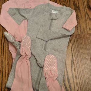 Organic cotton onesies
